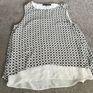 Size Medium Olive and Rose blouse.